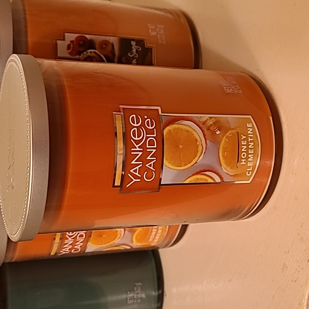 *NEW* Yankee Candle Large (22 oz) Tumbler - Honey Clementine